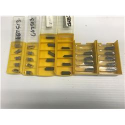 (28) KENNAMETAL MISC. CARBIDE INSERT *SEE PICS FOR PART #*