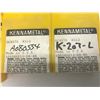 Image 4 : (28) KENNAMETAL MISC. CARBIDE INSERT *SEE PICS FOR PART #*