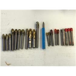 (22) MISC. END MILL *SEE PICS FOR PART #*