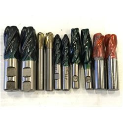 (10) MISC. END MILL *SEE PICS FOR PART #*