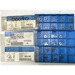 (23) KAISER MISC. CARBIDE INSERT *SEE PICS FOR PART #*