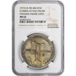 California. San Francisco. Panama-Pacific Exposition. Florida Exposition Fund. HK-404a. Silvered Bro