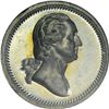Image 5 : Undated Medallion. George Washington – Andrew Jackson. Julian PR-29. White Metal. 18 mm. Plain Edge.