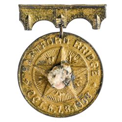 Connecticut. Hartford. 1908 Hartford Bridge Opening Medal. On Hanger. Essentially as Issued.