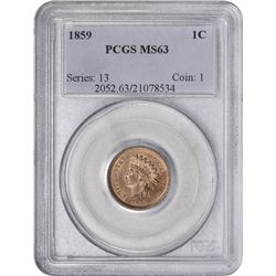 1859 MS-63 PCGS.