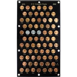 1934-1958-PDS Lincoln Cents. Classic Short Set. All Choice Mint State and Finer
