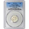 Image 1 : 1960 Large Date Cent on Silver Dime Planchet. Mint Error. MS-62 PCGS.