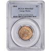 Image 1 : 1864 Large Motto. MS-64 RD PCGS