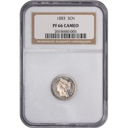 1883 Proof-66 Cameo NGC.