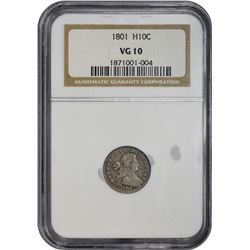 1801 LM-2. Rarity-4. VG-10 NGC