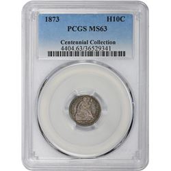 1873 MS-63 PCGS