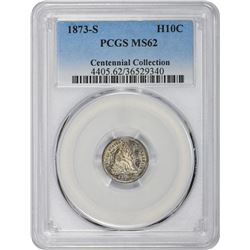1873-S MS-62 PCGS
