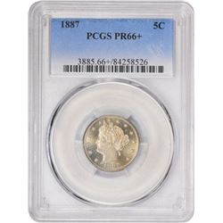 1887 Proof-66 + PCGS.
