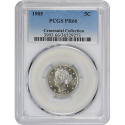 1905 Proof-66 PCGS.