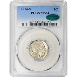 1914-S MS-64 PCGS. CAC.