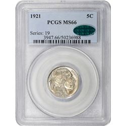 1921 MS-66 PCGS. CAC.