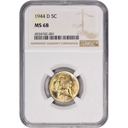 1944-D MS-68 NGC.