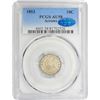 Image 1 : 1853 Arrows. AU-58 PCGS. CAC.