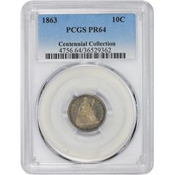 1863 Proof-64 PCGS