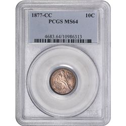 1877-CC Fortin-104. Rarity-3. MS-64 PCGS