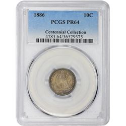 1886 Proof-64 PCGS.