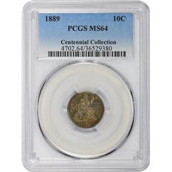 1889 MS-64 PCGS.