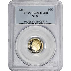 1983 No S. Proof-68 DCAM PCGS