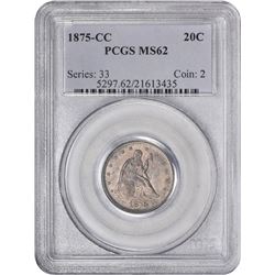 1875-CC MS-62 PCGS