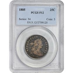 1805 B-3. Rarity-1. Fine-12 PCGS