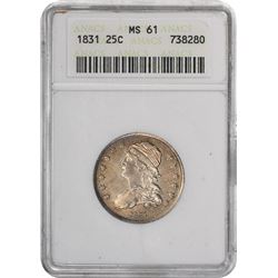 1831 B-6. Rarity-3. MS-61 ANACS.