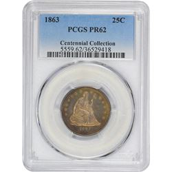1863 Proof-62 PCGS.