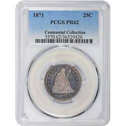 1871 Proof-62 PCGS.