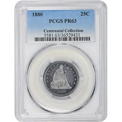 1880 Proof-63 PCGS.