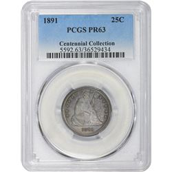 1891 Proof-63 PCGS.