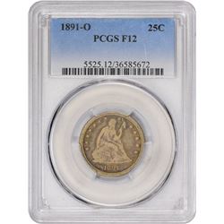 1891-O Fine-12 PCGS.