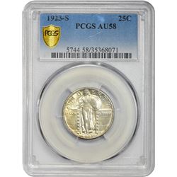 1923-S AU-58 PCGS.