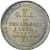 Image 3 : Select Mint State "1861" Scott Token, Struck in 1879 Using Confederat Half Doillar Die
