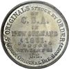 Image 6 : Select Mint State "1861" Scott Token, Struck in 1879 Using Confederat Half Doillar Die