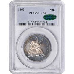 1862 WB-101. Rarity-5. Proof-63. CAC.