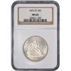 Image 1 : 1876-CC Small Mintmark. WB-101. Rarity-5 (as Uncirculated). MS-64 NGC.
