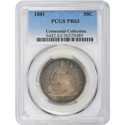 1881 Proof-63 PCGS.