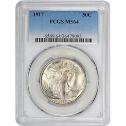 1917 MS-64 PCGS.