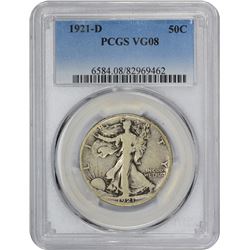 1921-D VG-8 PCGS.