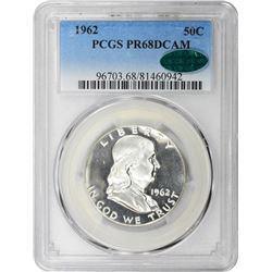1962 Proof-68 DCAM PCGS. CAC.