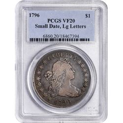 1795 Flowing Hair. Bolender-1, Bowers Borckardt-21. Head of ’95, Two Leaves. Rarity-1. VF-20 PCGS.