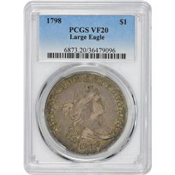 1798 Heraldic or Large Eagle. B-21, BB-107. VF-20 PCGS.