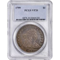1799 B-16, BB-158. Rarity-2. VF-20 PCGS