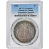 Image 1 : 1850 Genuine – Cleaned – AU Details PCGS.