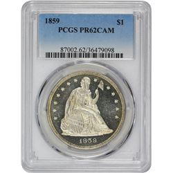 1859 Proof-62 CAM PCGS.