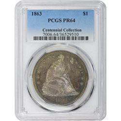 1863 Proof-64 PCGS.